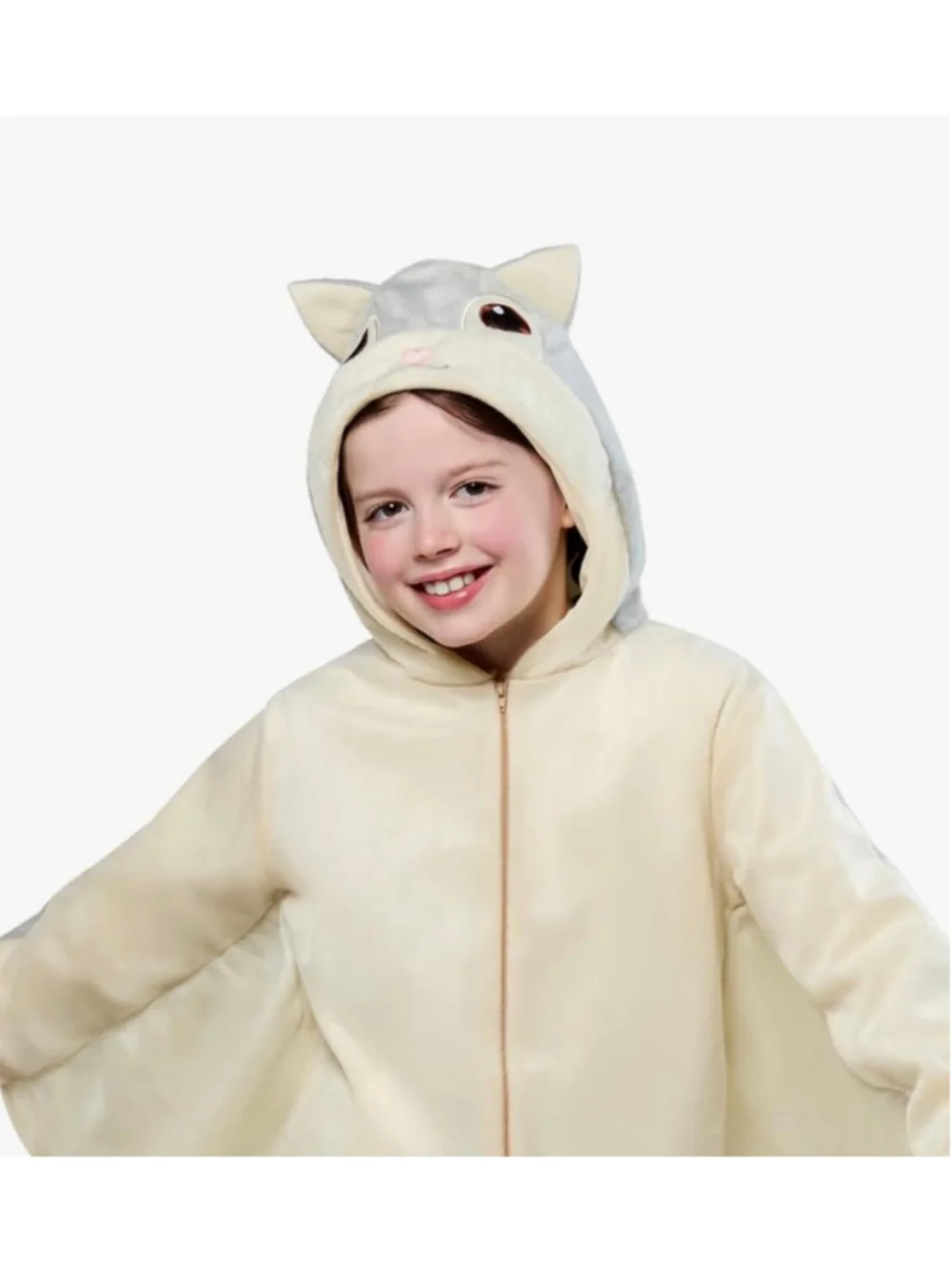 NEW Rubies Flying Squirrel Comfywear Hooded Jumpsuit Kids Unisex 6/8 - Picture 3 of 8